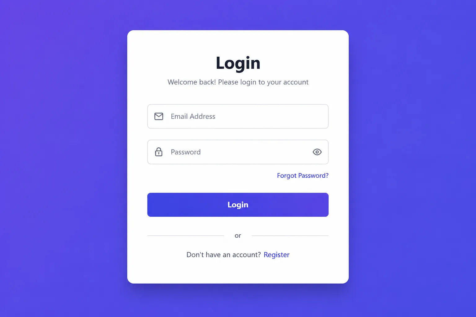 How to Create a Responsive Login Form using HTML and CSS